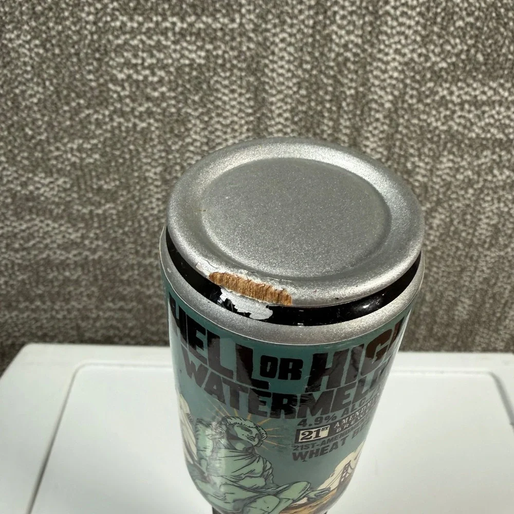 21st Amendment Hell or High Watermelon Beer Tap Handle Wood Multi